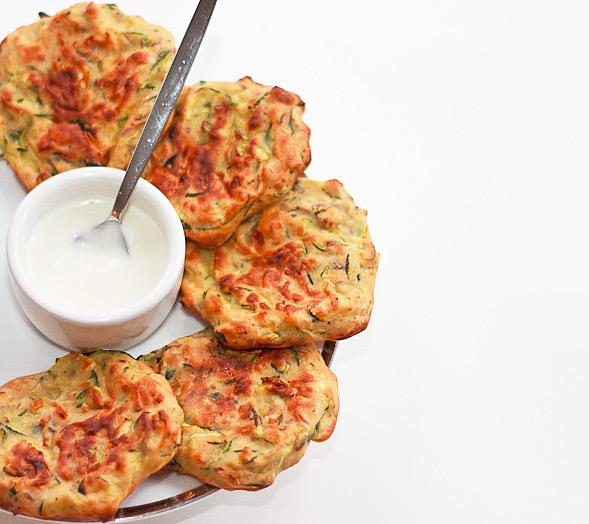 Baked Zucchini Fritters